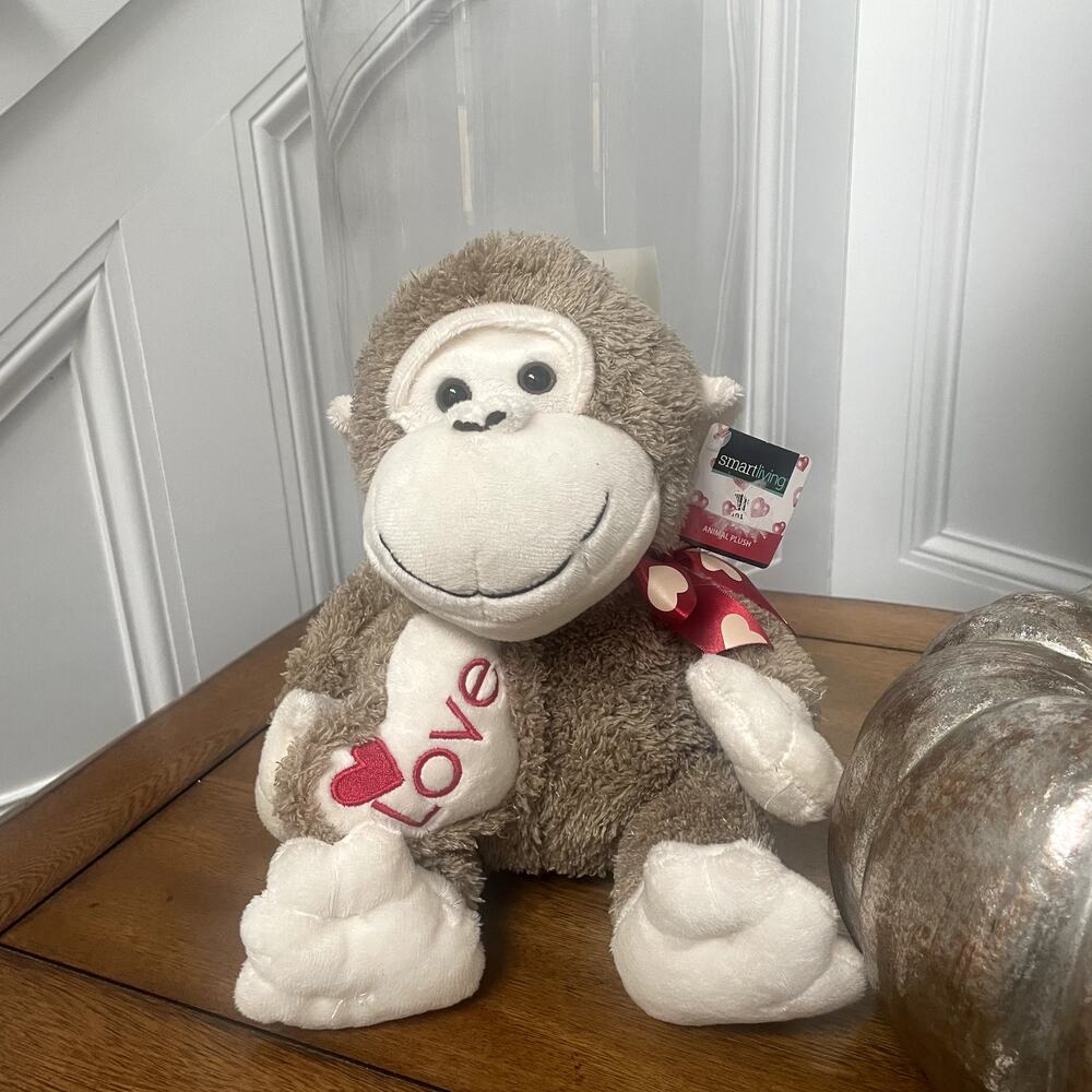 Smart Living Monkey Stuffed Animal NWT